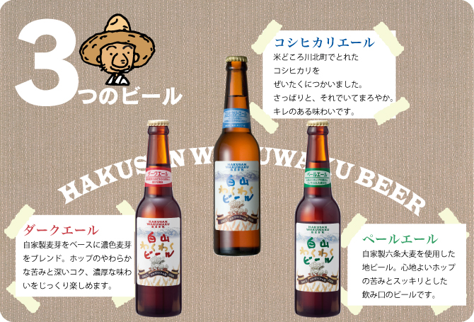 ３種のビール